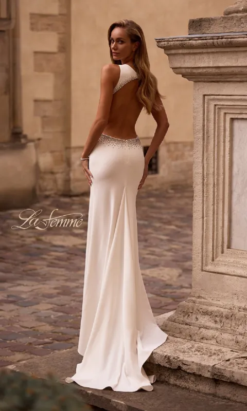 Long Prom Dress: La Femme 32922 sold by PromGirl