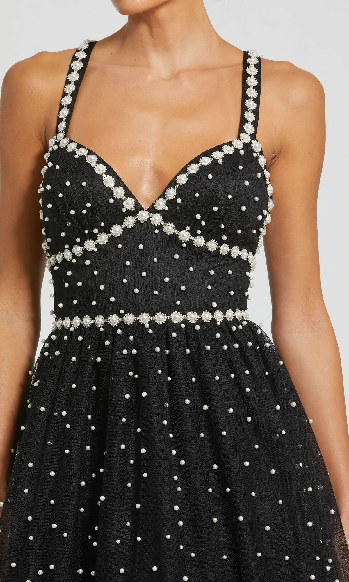 Pearl High-Low Black Prom Dress: Mac Duggal 20747 sold by PromGirl product image thumbnail 3