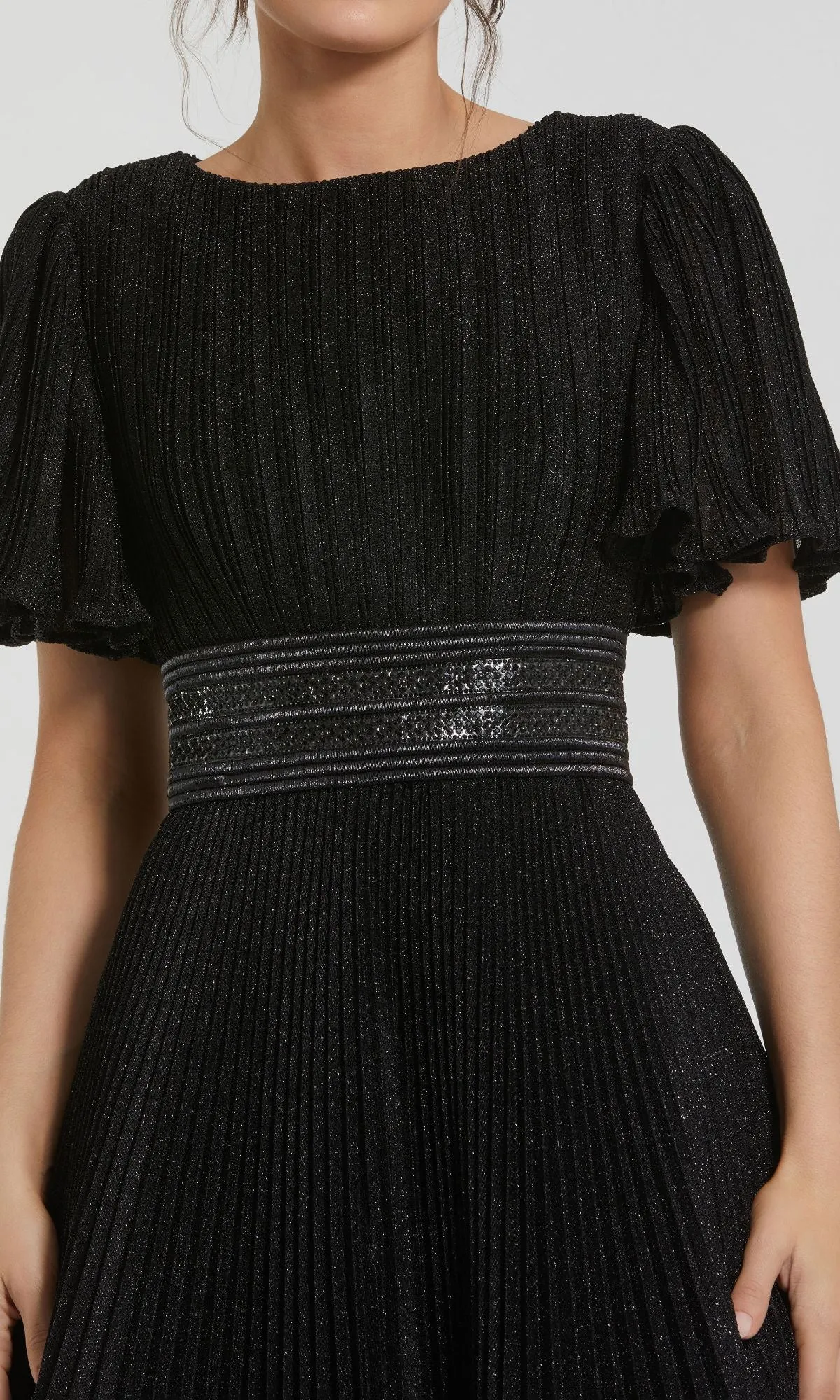 Short Sleeve Long Formal Dress: Mac Duggal 30776 sold by PromGirl product image thumbnail 4