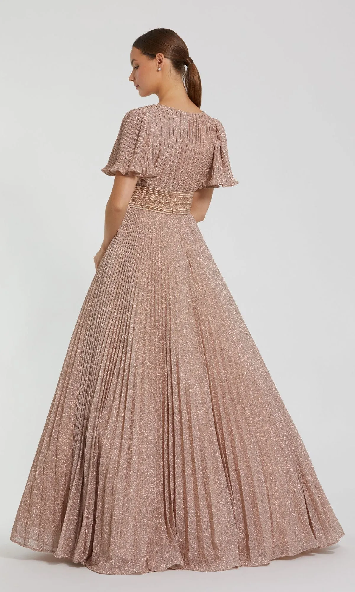 Short Sleeve Long Formal Dress: Mac Duggal 30776 sold by PromGirl product image thumbnail 5