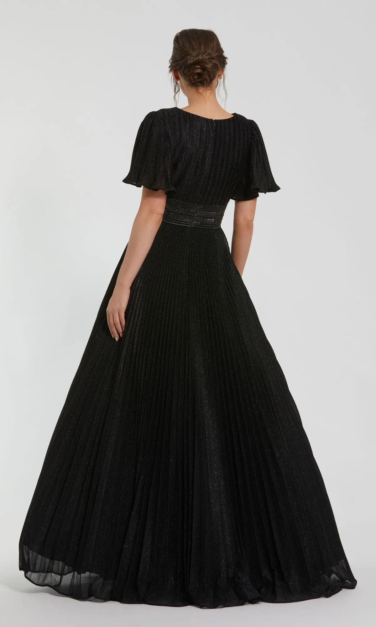 Short Sleeve Long Formal Dress: Mac Duggal 30776 sold by PromGirl product image thumbnail 2