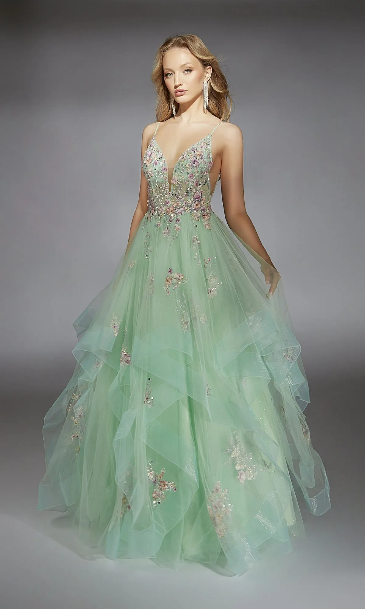 Long Prom Dress: Alyce 61735 sold by PromGirl product image thumbnail 4