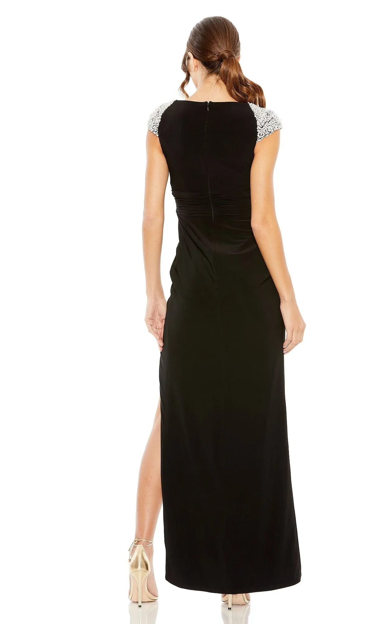 Black Formal Evening Gown: Mac Duggal 42069 sold by PromGirl product image thumbnail 2