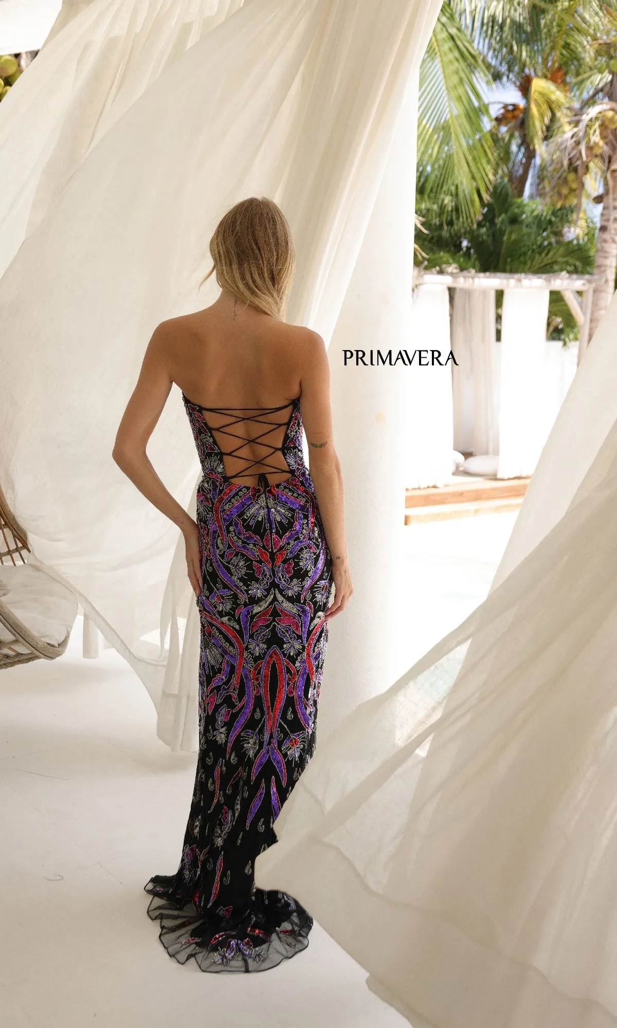 Long Prom Dress: Primavera 4387 sold by PromGirl product image thumbnail 4