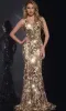 Gold Sequin Prom Dress: Jovani 40675 sold by PromGirl