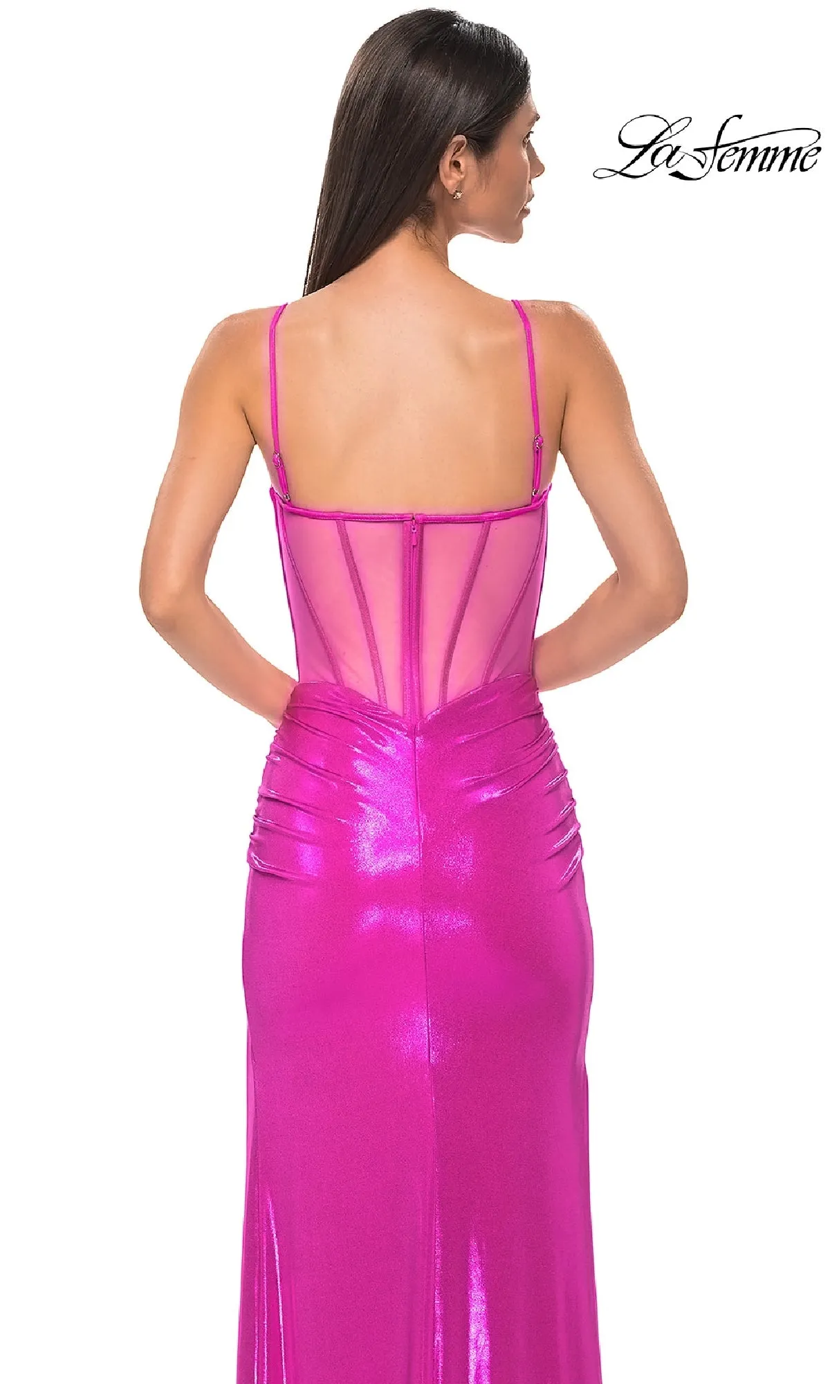 Long Prom Dress: La Femme 32526 sold by PromGirl product image thumbnail 3