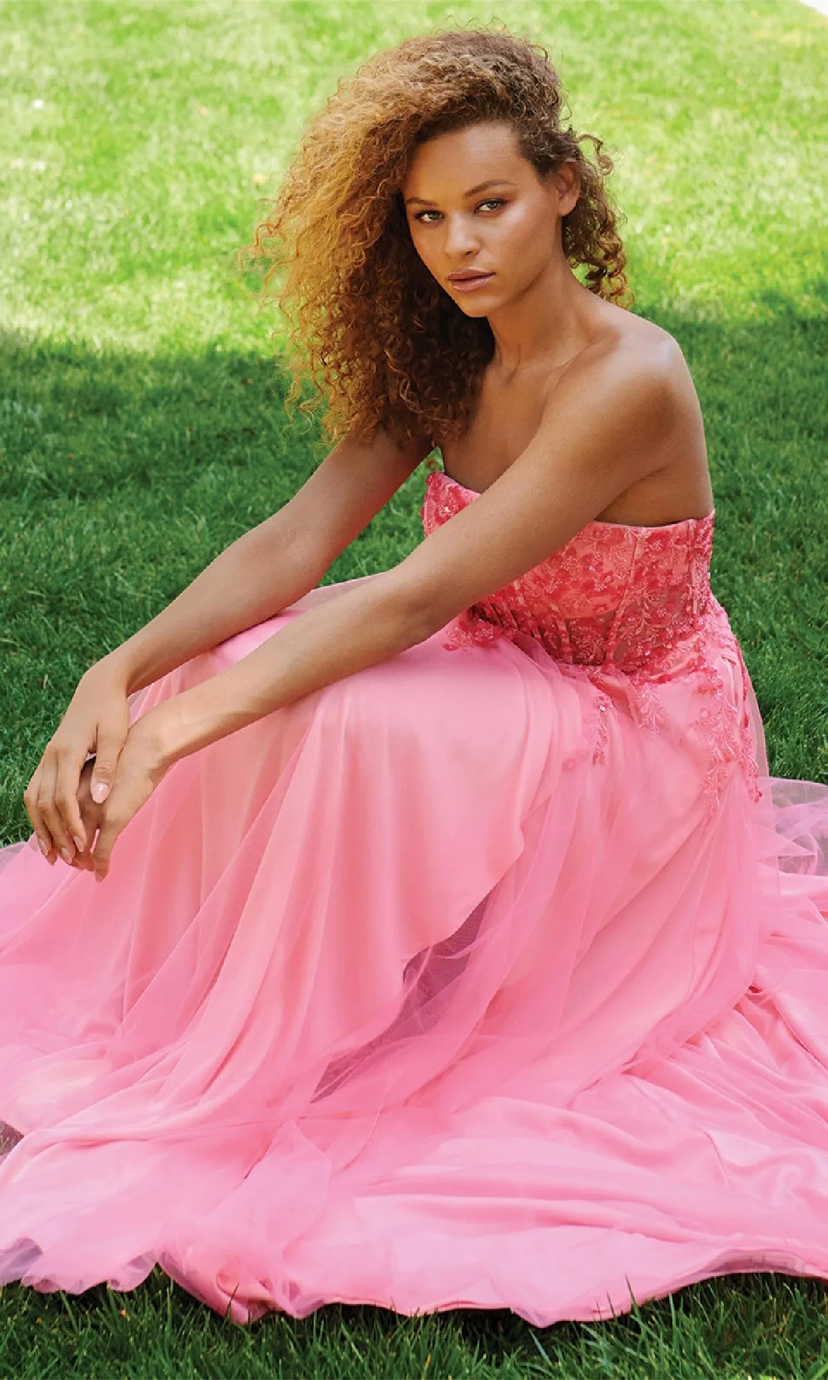 Strapless Corset Prom Dress: Faviana 11233 sold by PromGirl product image thumbnail 3
