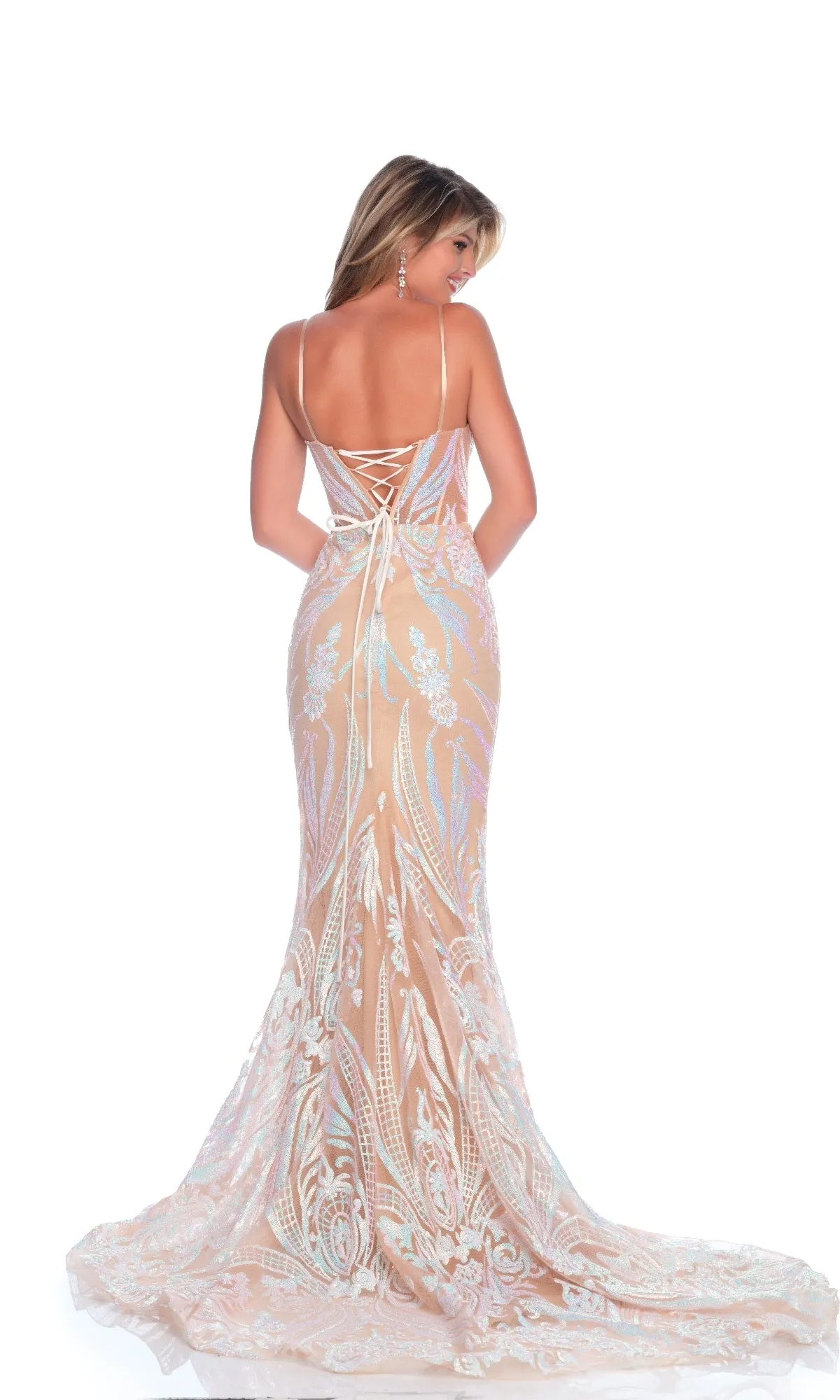 Long Prom Dress: Dave and Johnny 12001 sold by PromGirl product image thumbnail 2
