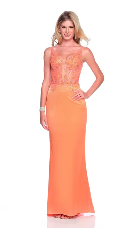 Long Prom Dress: Dave and Johnny 12003 made by PromGirl