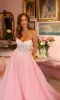 Corset Tulle Strapless Ball Gown: Ava Presley 29226 sold by PromGirl