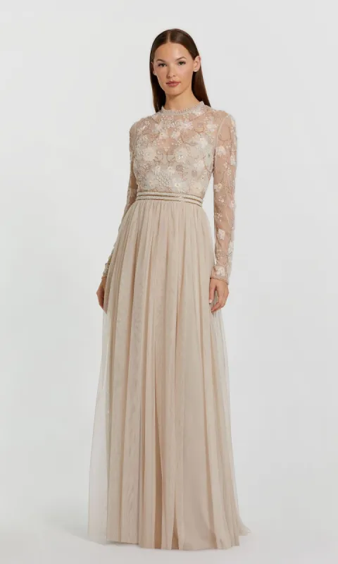 Long Formal Evening Gown: Mac Duggal 9132 sold by PromGirl