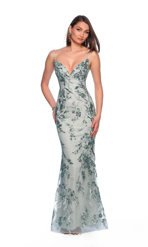 Long Prom Dress: Dave and Johnny 12089 sold by PromGirl