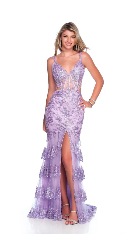 Lilac Mermaid Prom Dress: Dave & Johnny 12125 sold by PromGirl