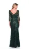 Long Sleeve Formal Dress: Dave & Johnny 12317 sold by PromGirl