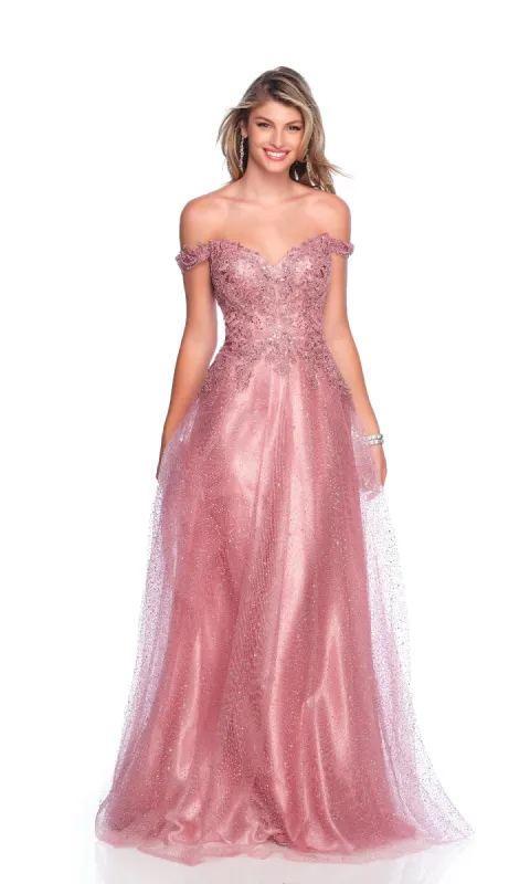 Mauve Pink Prom Dress: Dave & Johnny 12084 sold by PromGirl