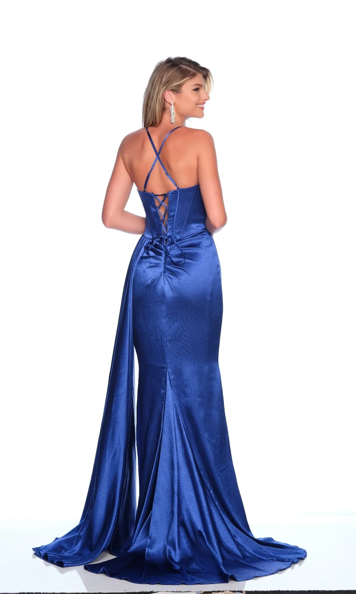 Royal Blue Prom Dress: Dave & Johnny 12217 sold by PromGirl product image thumbnail 2