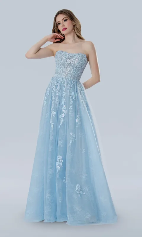Long Prom Dress: Stella Couture 25108 sold by PromGirl