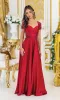 Short-Sleeve Long Prom Dress: Dancing Queen 4499 sold by PromGirl