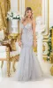 Sequin-Bodice Long Prom Dress: Dancing Queen 4468 sold by PromGirl