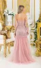 Sequin-Bodice Long Prom Dress: Dancing Queen 4468 sold by PromGirl