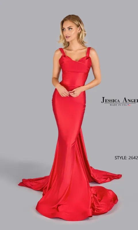 Back Sash Long Prom Dress: Jessica Angel 2642 sold by PromGirl