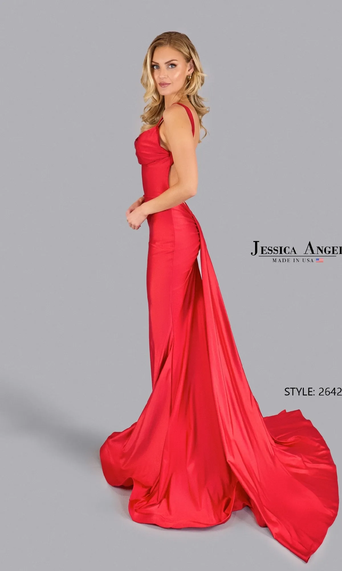 Back Sash Long Prom Dress: Jessica Angel 2642 sold by PromGirl product image thumbnail 3