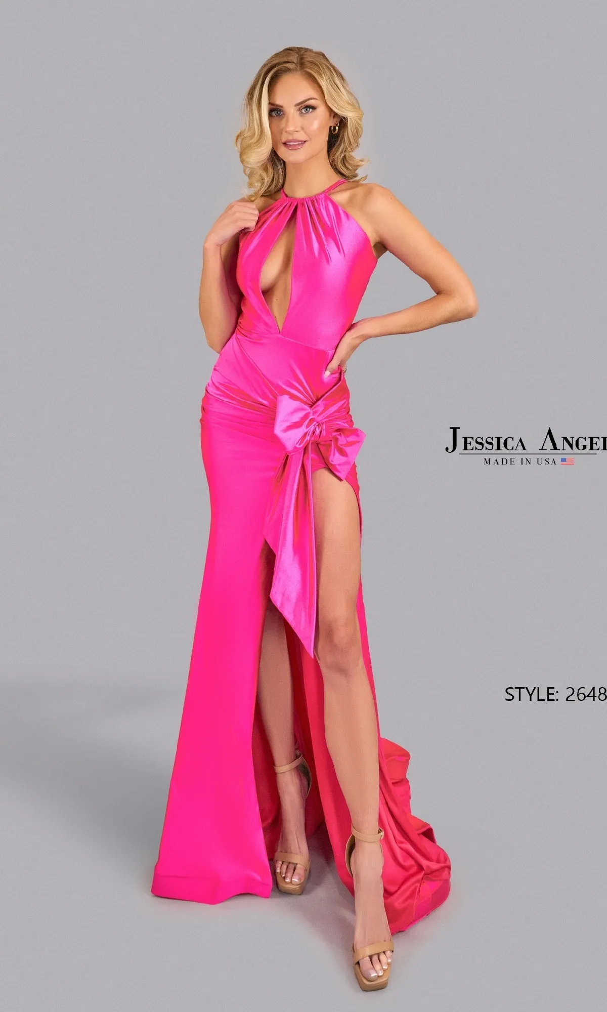 Cut-Out Sexy Long Prom Dress: Jessica Angel 2648 sold by PromGirl