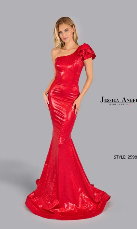Mermaid Prom Dress with Bow: Jessica Angel 2598 sold by PromGirl