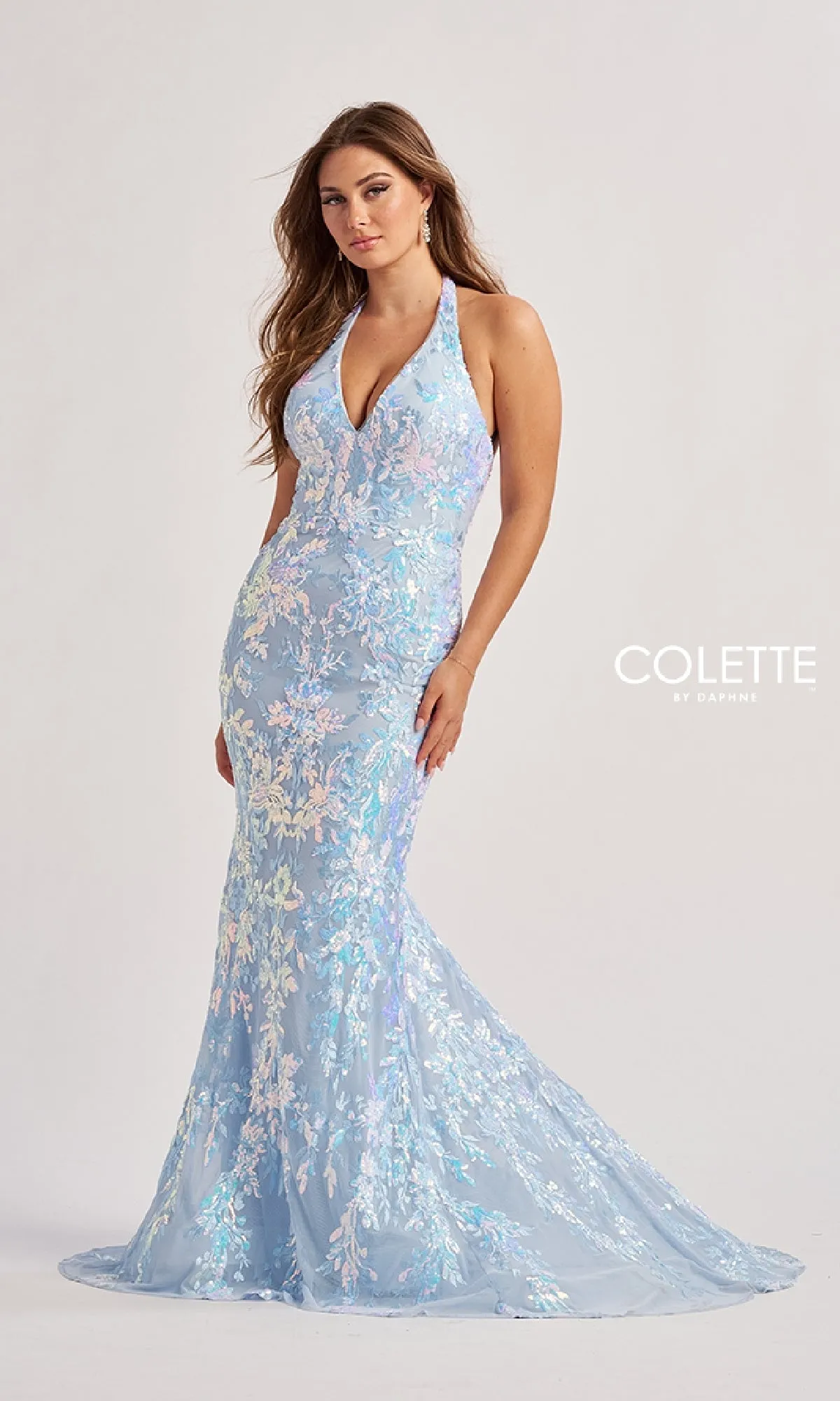 Long Prom Dress: Colette CL8495 sold by PromGirl product image thumbnail 5