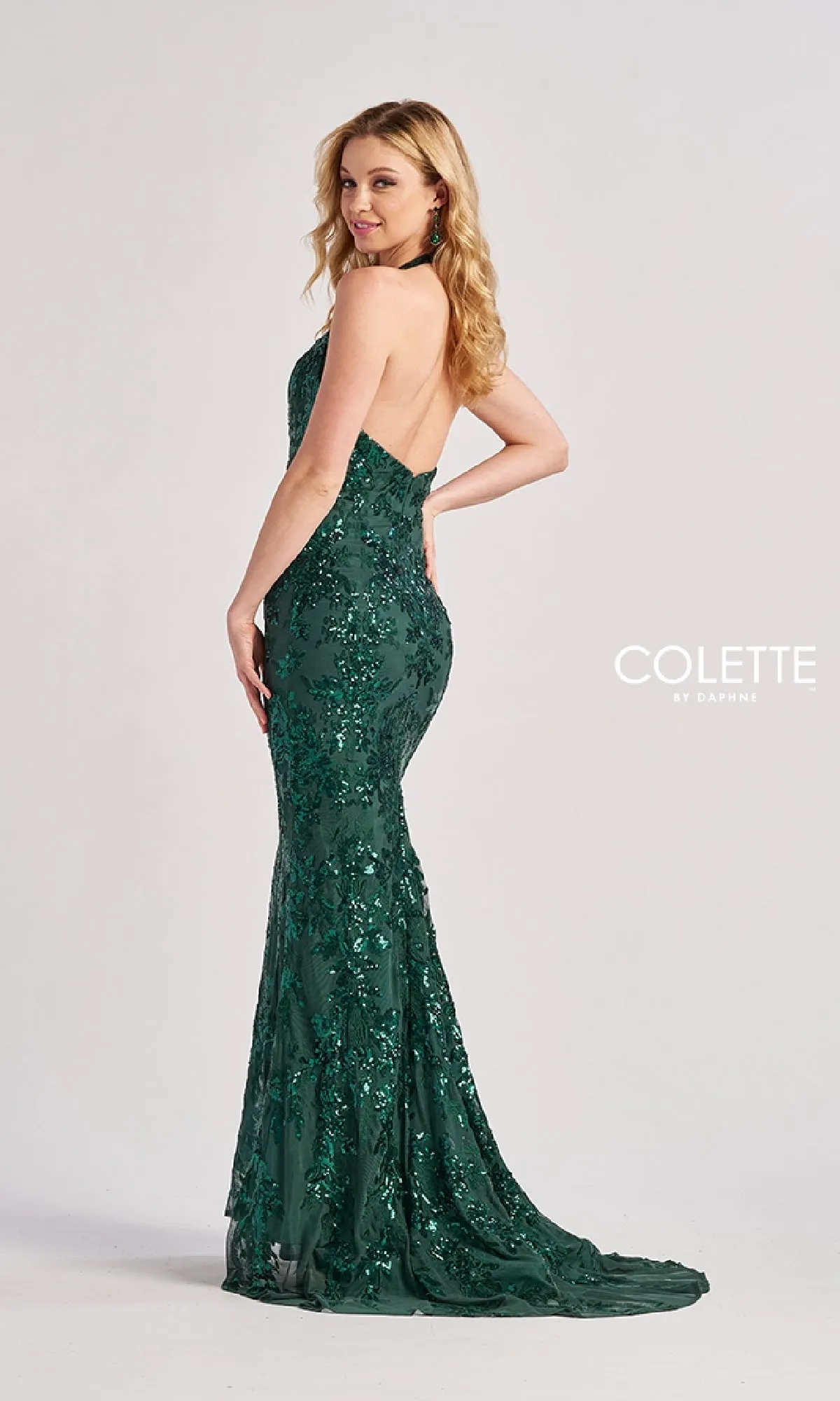 Long Prom Dress: Colette CL8495 sold by PromGirl product image thumbnail 2