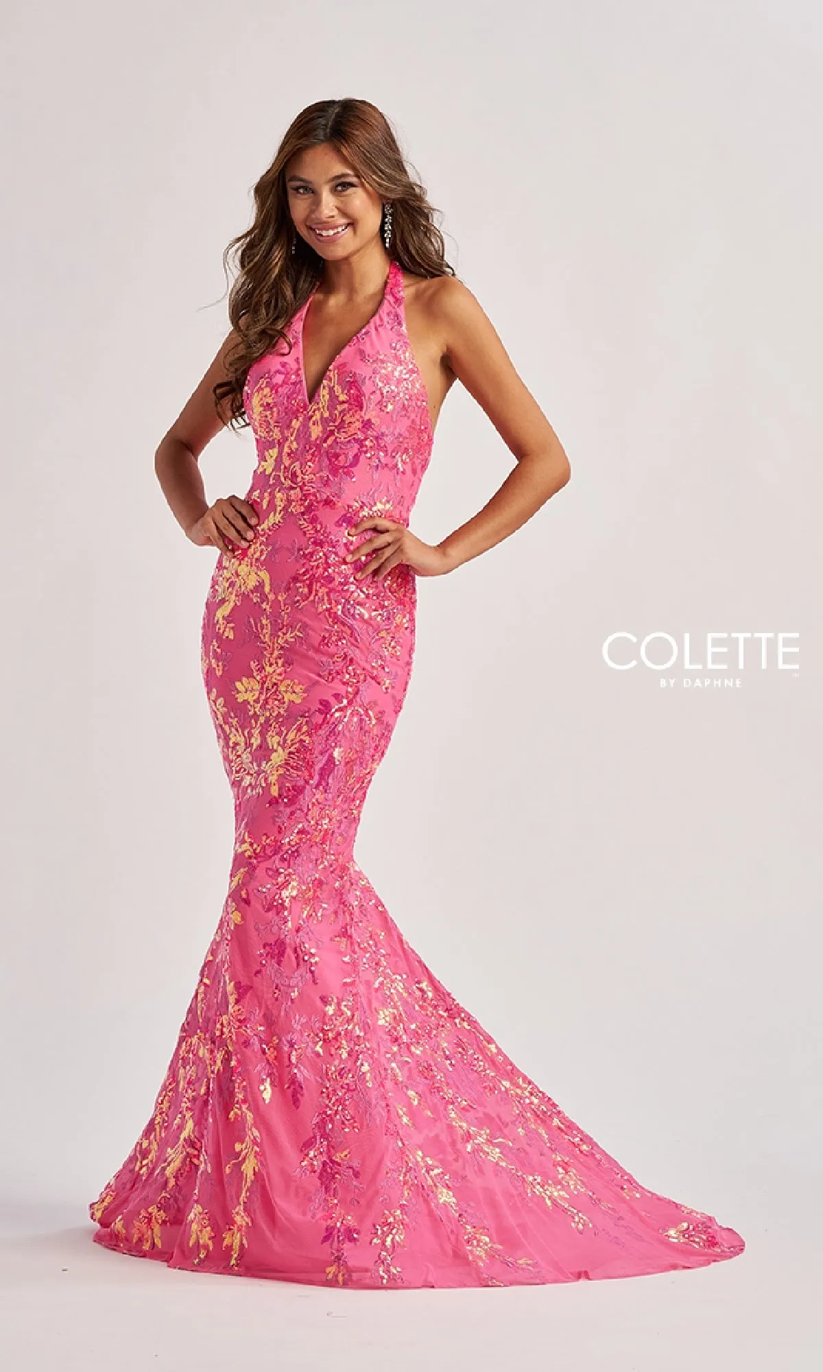 Long Prom Dress: Colette CL8495 sold by PromGirl product image thumbnail 3