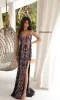 Lace-Up Long Beaded Prom Dress: Primavera 4313 sold by PromGirl