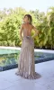 Strapless Long Sequin Prom Dress: Primavera 4304 sold by PromGirl