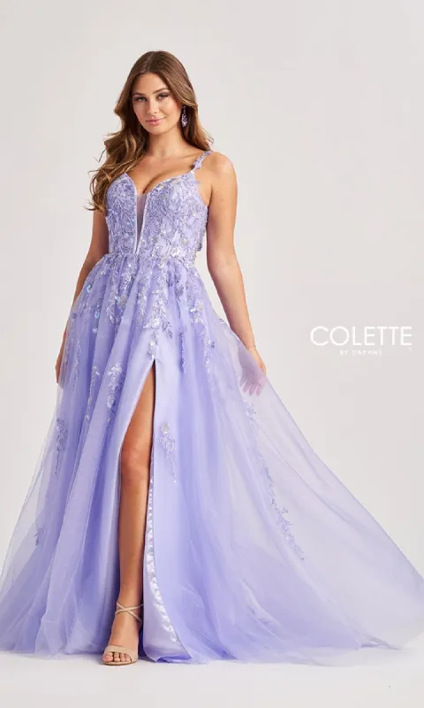 Long Prom Dress: Colette CL8060 sold by PromGirl
