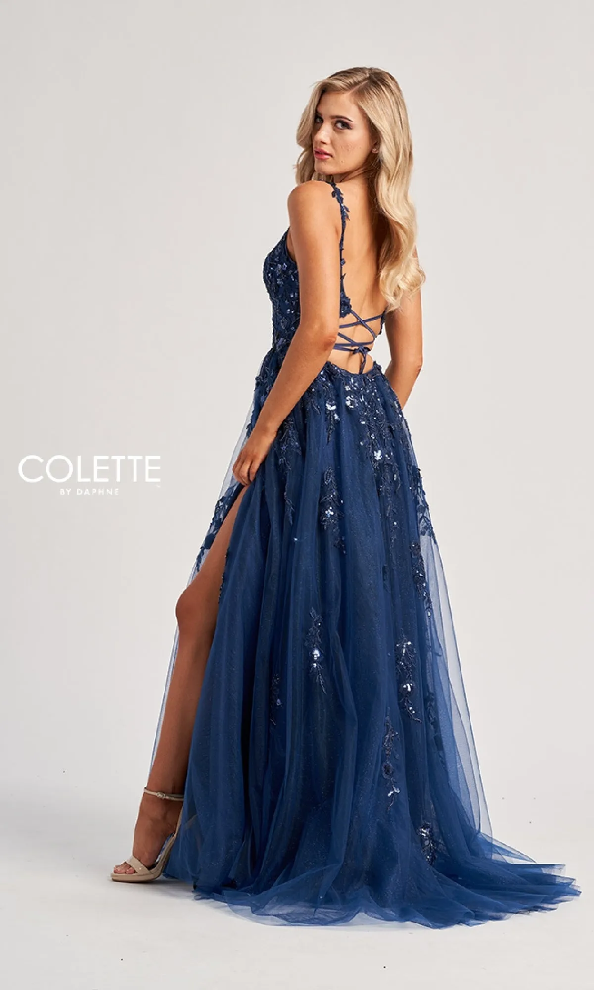 Long Prom Dress: Colette CL8060 sold by PromGirl product image thumbnail 2