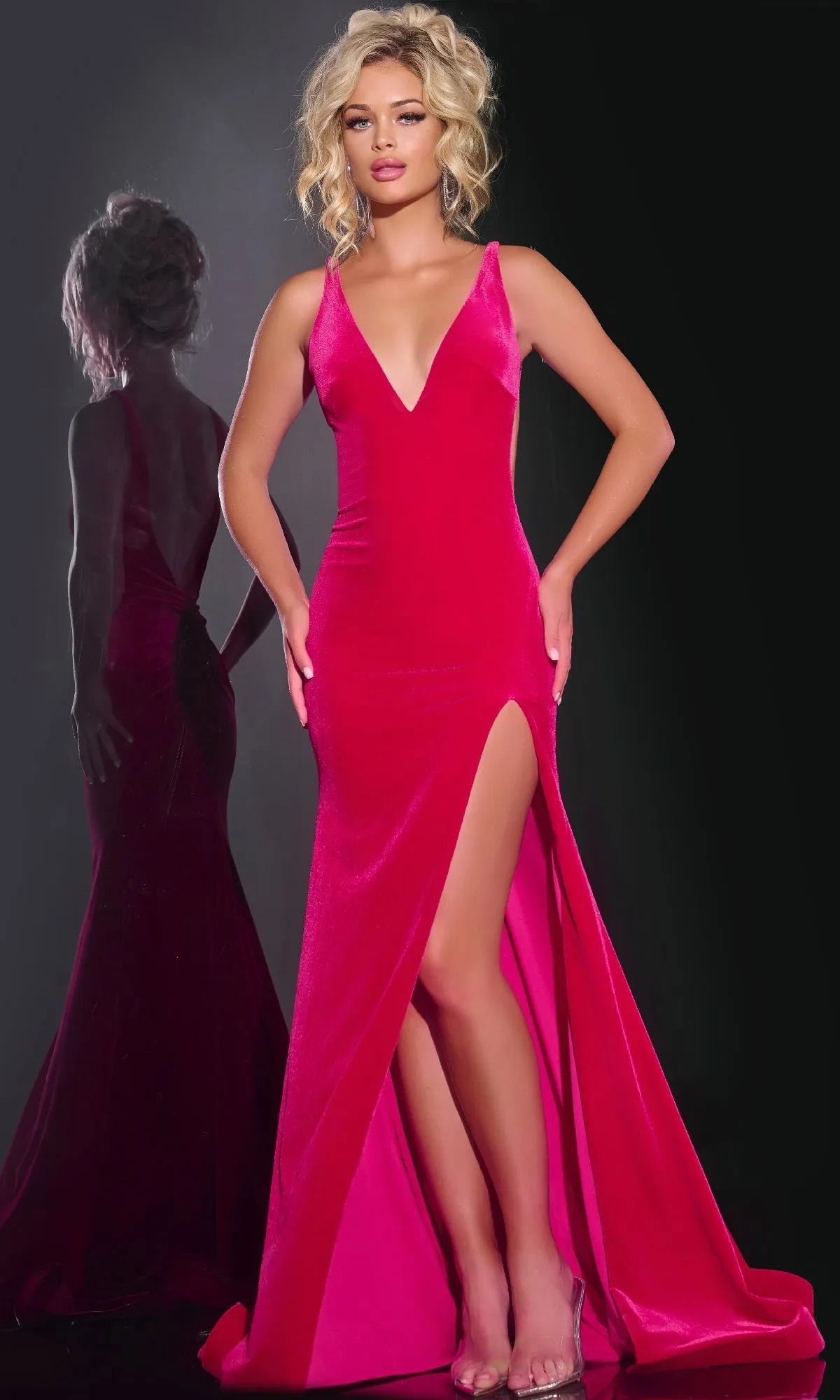 Long Prom Dress: Jovani 43578 sold by PromGirl product image thumbnail 4