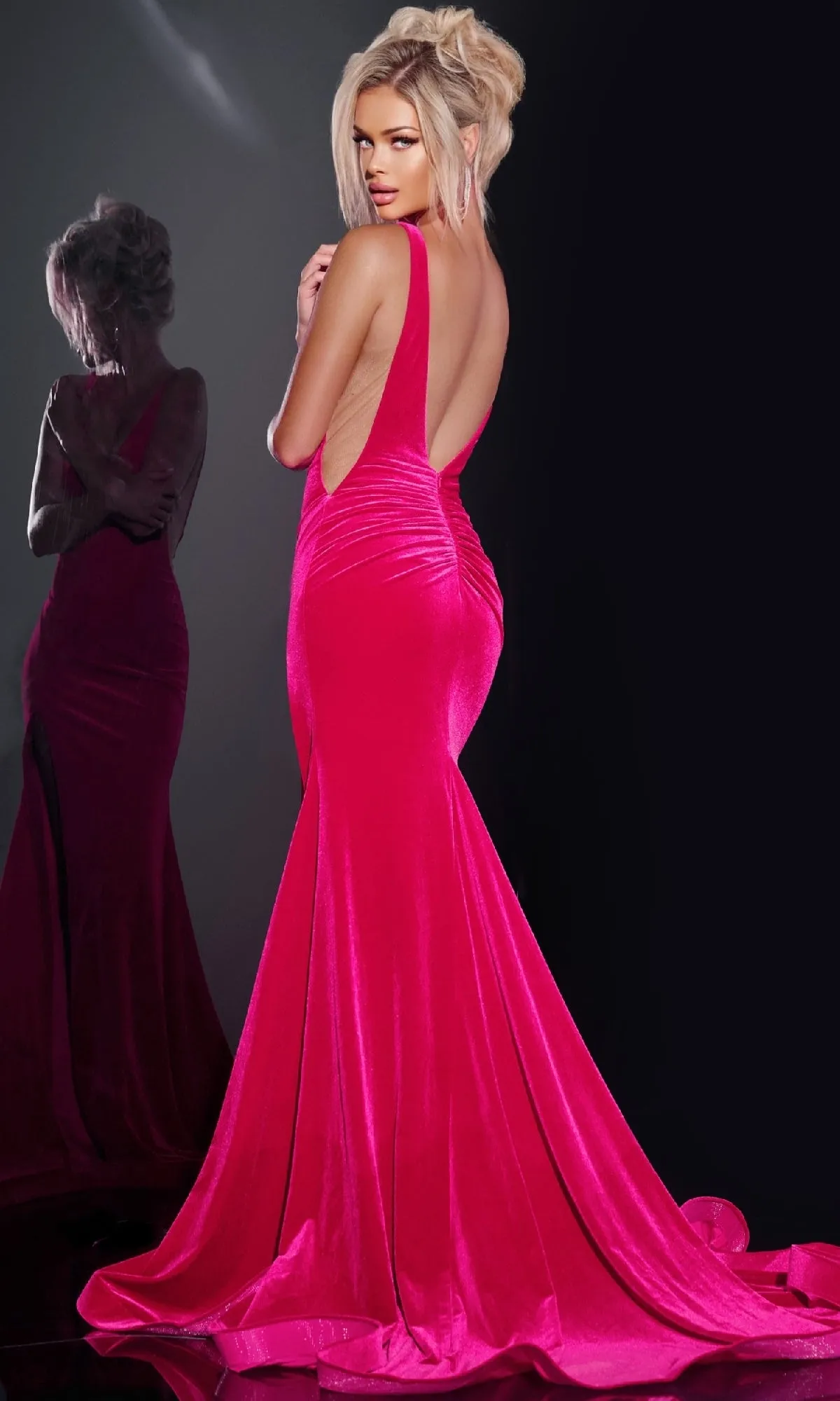Long Prom Dress: Jovani 43578 sold by PromGirl product image thumbnail 2