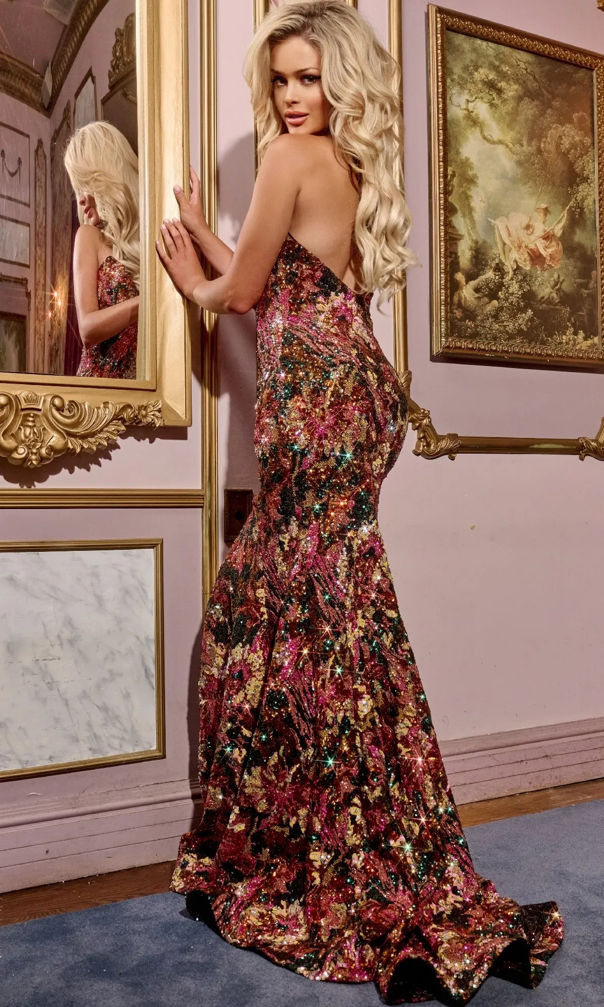 Long Prom Dress: Jovani 44072 sold by PromGirl product image thumbnail 2