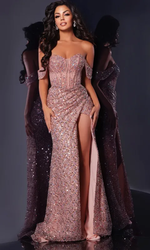 Long Prom Dress: Jovani D6023 sold by PromGirl