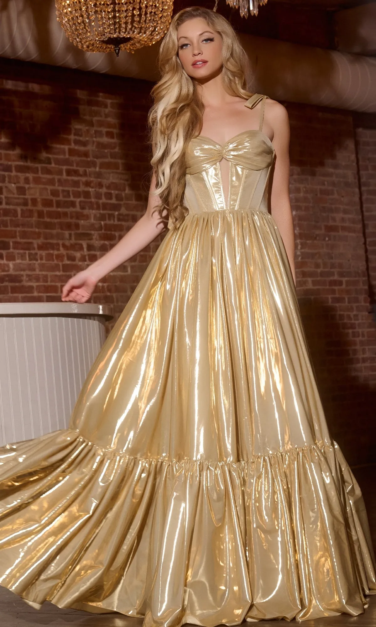 Long Prom Dress: Jovani 43596 sold by PromGirl product image thumbnail 3