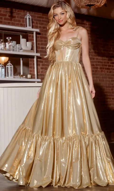 Long Prom Dress: Jovani 43596 sold by PromGirl