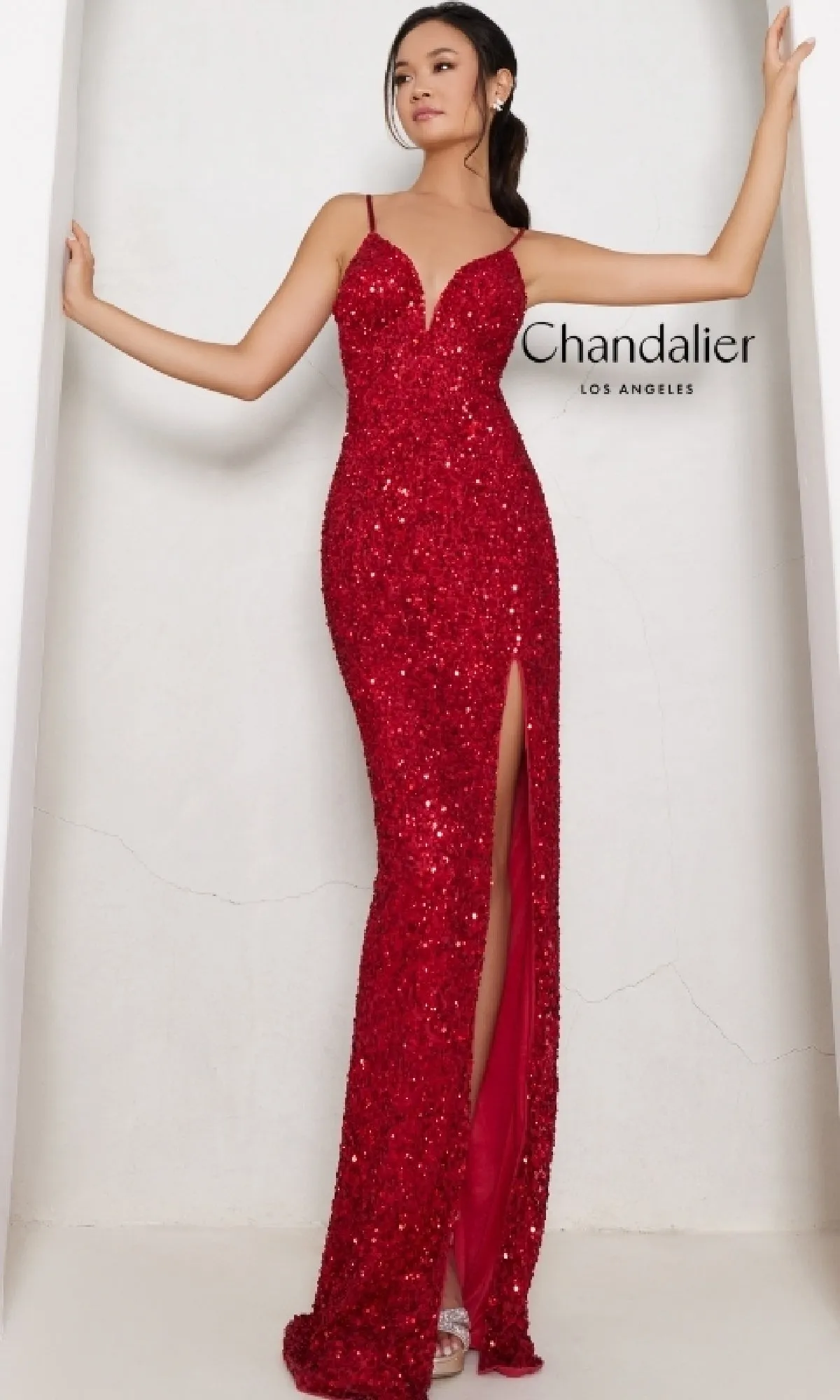 Long Prom Dress: Chandalier 30179 sold by PromGirl product image thumbnail 3