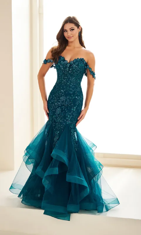 Long Prom Dress: Ellie Wilde EW36047 made by ellie wilde