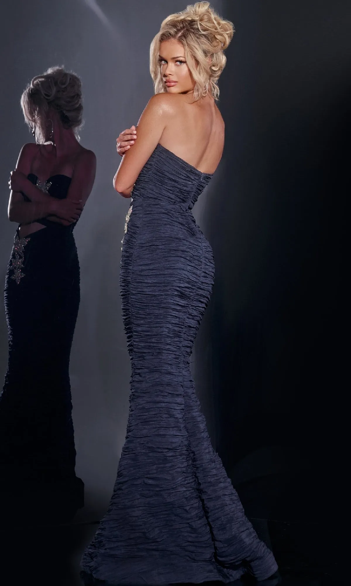 Long Prom Dress: Jovani 40174 sold by PromGirl product image thumbnail 2