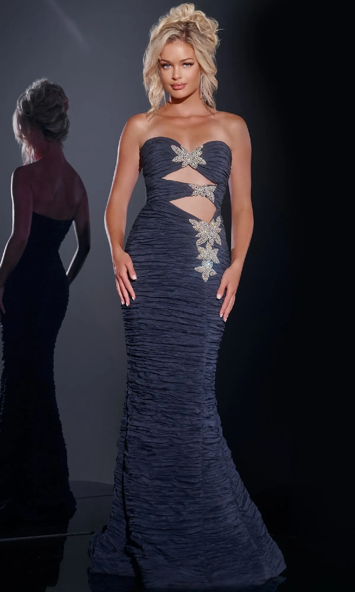 Long Prom Dress: Jovani 40174 sold by PromGirl