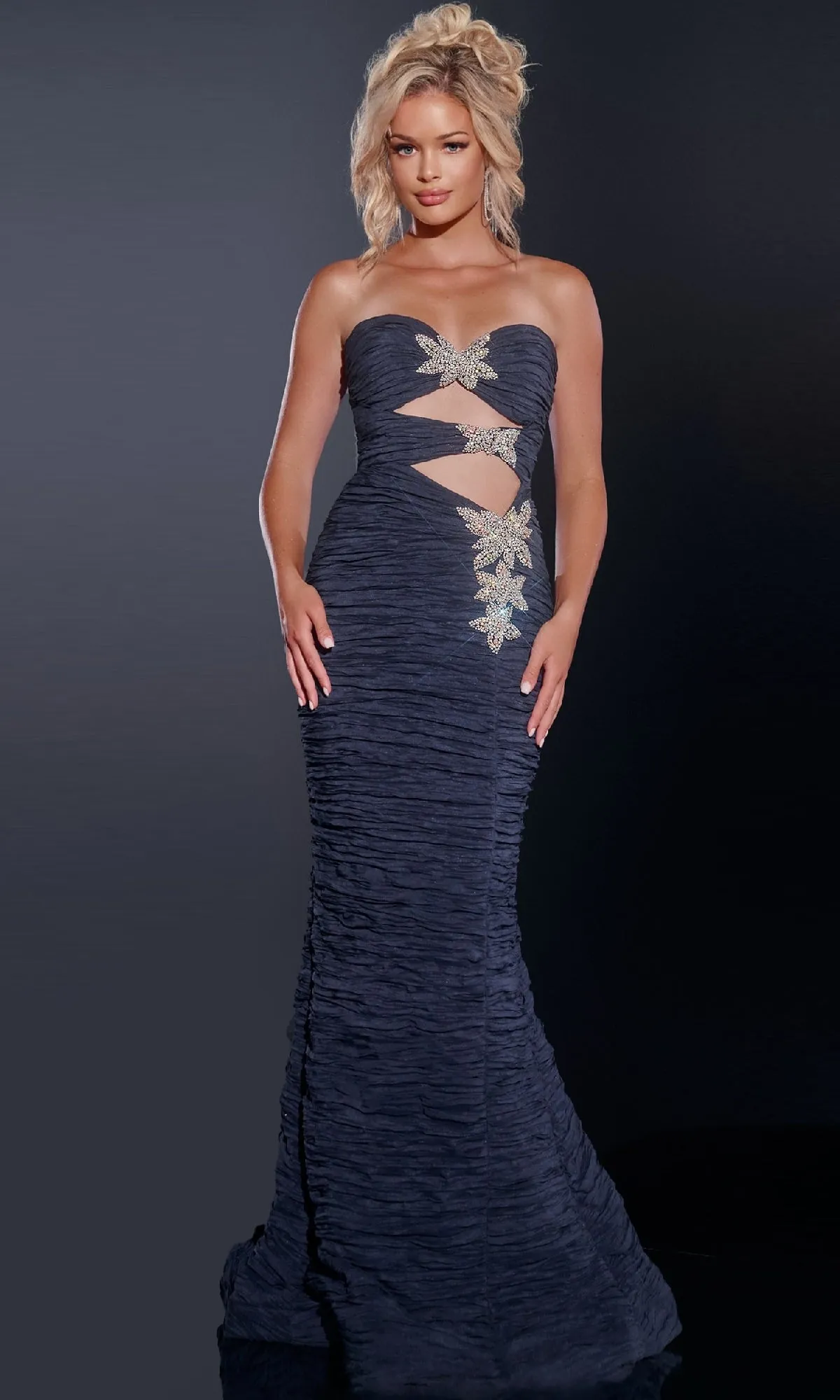 Long Prom Dress: Jovani 40174 sold by PromGirl product image thumbnail 3