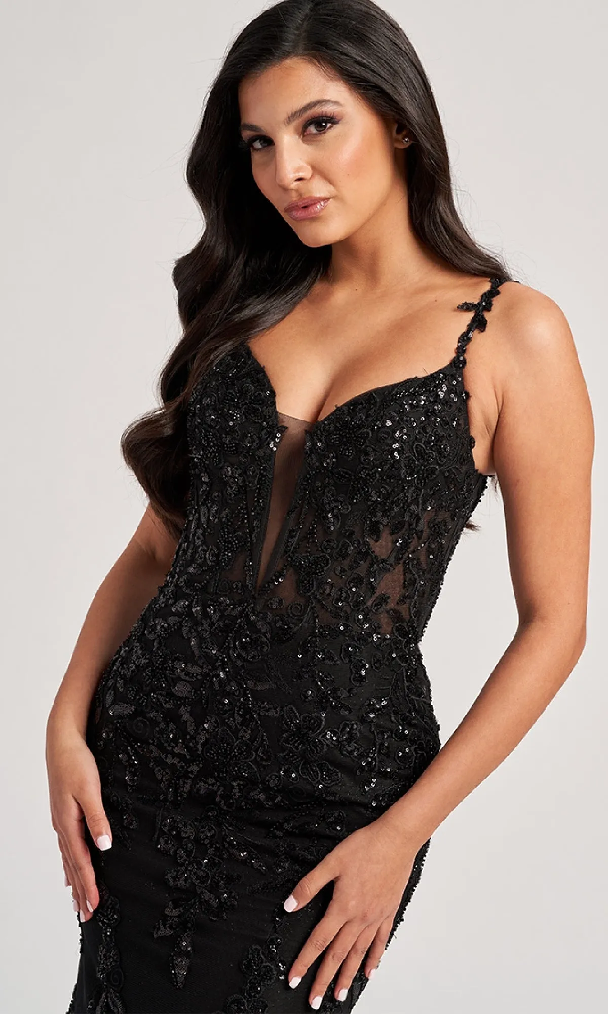 Long Prom Dress: Colette CL8210 sold by PromGirl product image thumbnail 4