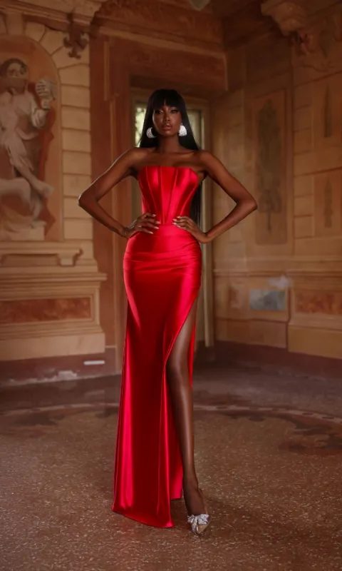 Strapless Corset Prom Dress: Aerie Couture 311 sold by PromGirl