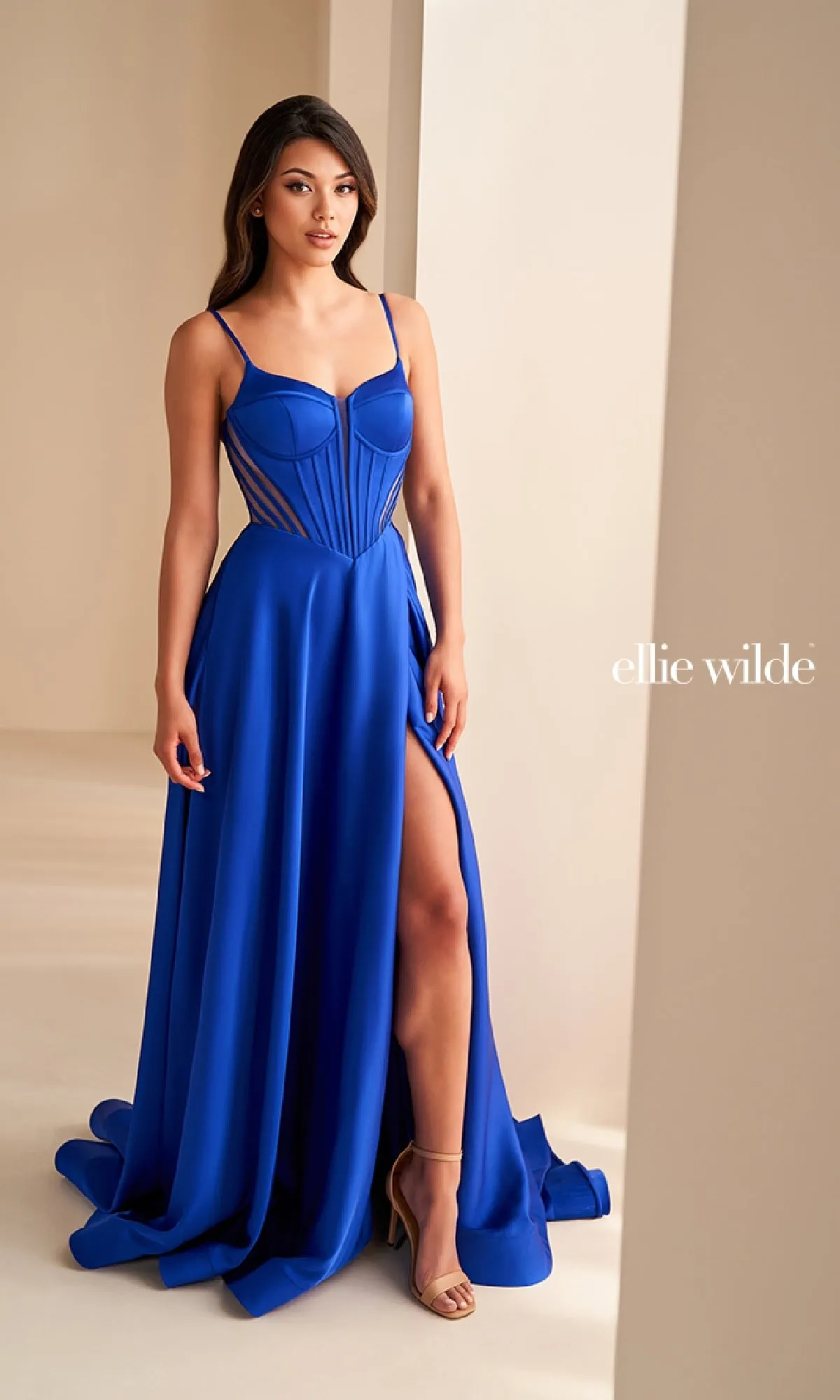 Long Prom Dress: Ellie Wilde EW36227 sold by PromGirl product image thumbnail 4