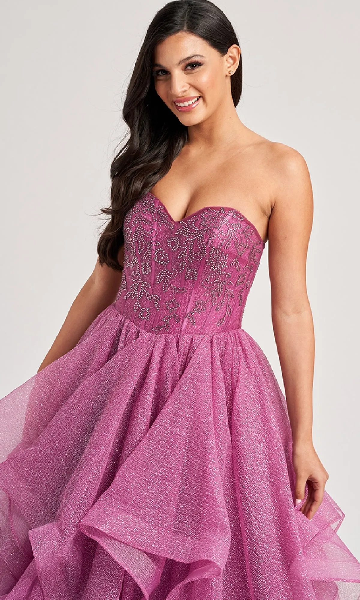 Long Prom Ball Gown: Colette CL8200 sold by PromGirl product image thumbnail 4